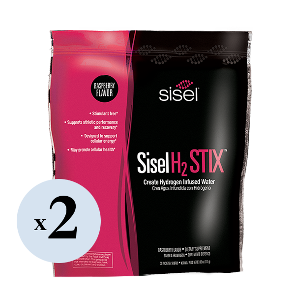 SiselH2STIX™ Raspberry (2 Pack) - Create Hydrogen Infused Water